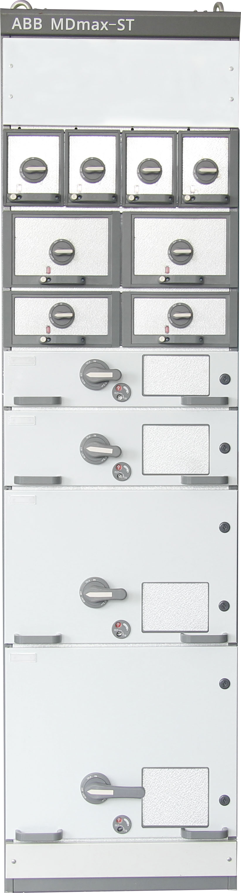 Accessori per armadi MDmax-ST RICHGE Technology: componenti di supporto principali di riferimento per la distribuzione di energia a bassa tensione compatibile con ABB