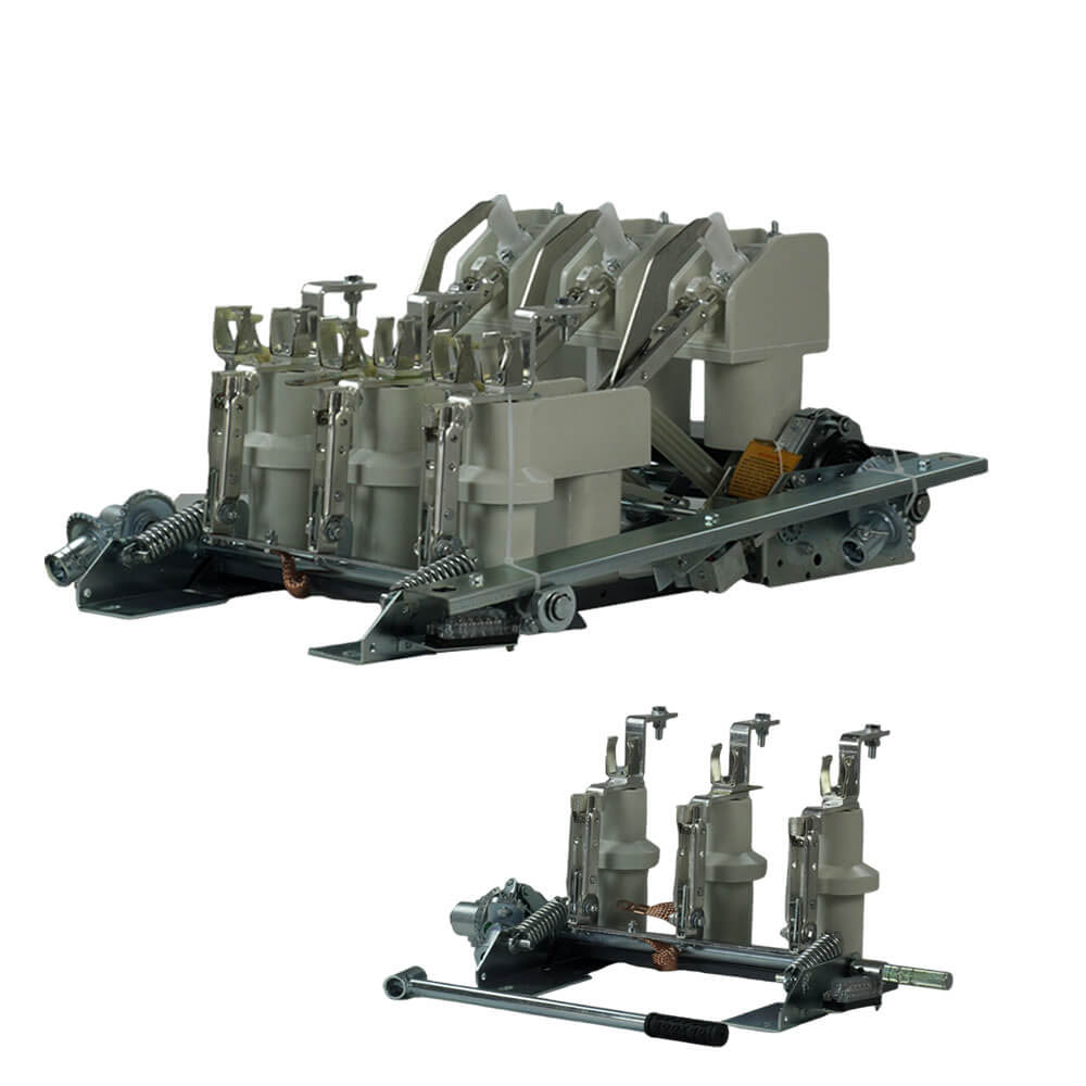 FN18 12KV 3 KV Gang Gang operato Interruttore di rottura del carico d'aria con dispositivo di messa a terra e interruttore di fusibile NALF