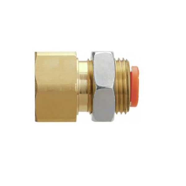 Raccordo a innesto per unione passaparete serie KQ2E