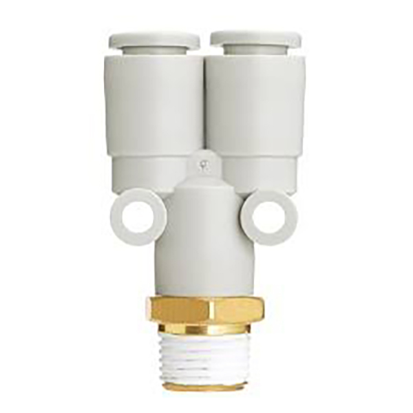 Raccordi istantanei multiporta tipo Y serie KQ2U / KQ2UD